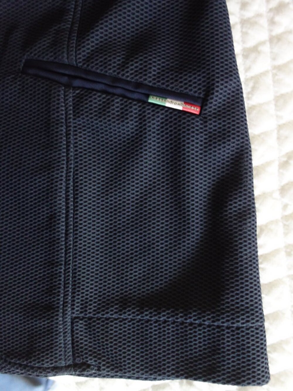 ALESSANDRO ALBANESE Mesh Show Navy Coat – Wmns L (U.S. 10/12) - Picture 6 of 14